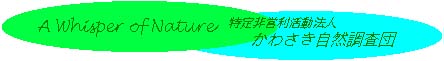 A Whisper of Nature 特定非営利活動法人かわさき自然調査団